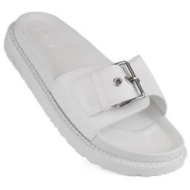 Infradito con plateau Big Star W JJ274A309 INT1681C bianca