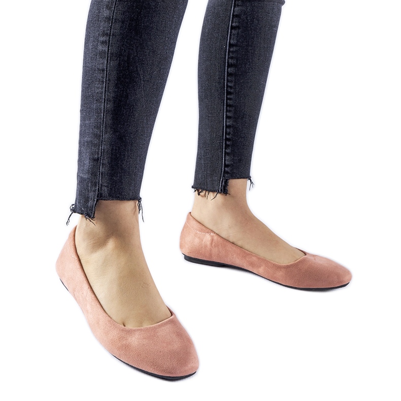 Ballerine Jules in eco-camoscio rosa scuro