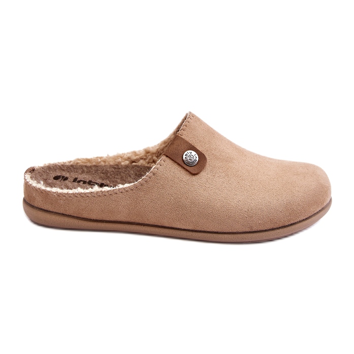Scarpe Home Pantofole Donna Inblu GF000011 Beige