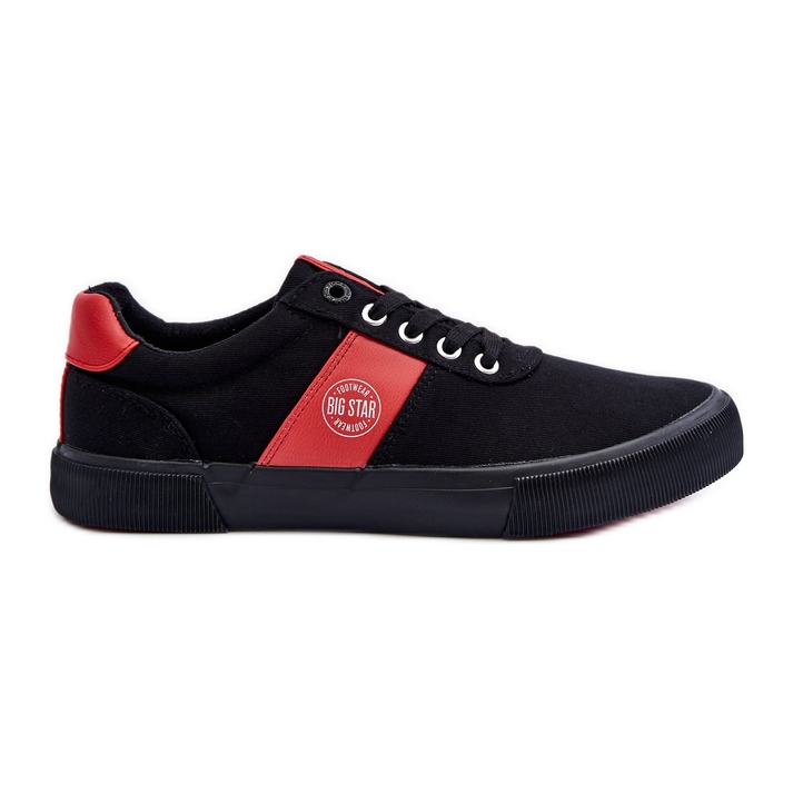 Sneakers in tessuto da uomo Big Star JJ174255 Nere nero