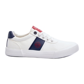 Sneakers in tessuto da uomo Big Star JJ174253 Bianco bianca