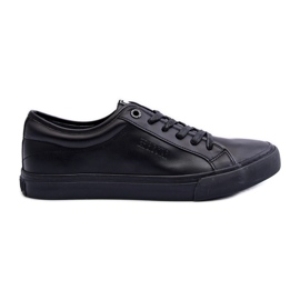 Sneakers da uomo in ecopelle nere Big Star JJ174234 nero