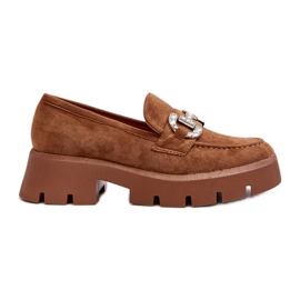 Mocassini Da Donna Con Decorazione Camel Ellise marrone
