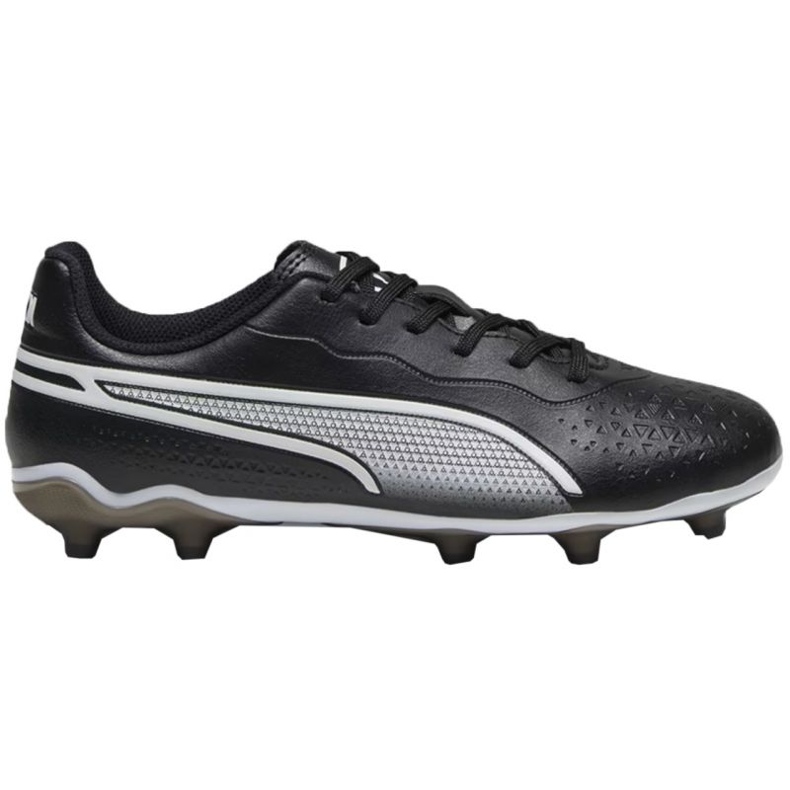 Scarpe da calcio Puma King Match FG/AG Jr 107573 01 nero