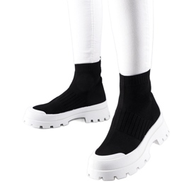 Sneaker nere con tomaia flessibile Varden nero