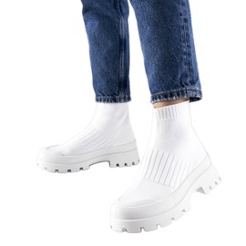 Sneaker bianche con tomaia flessibile Varden bianco