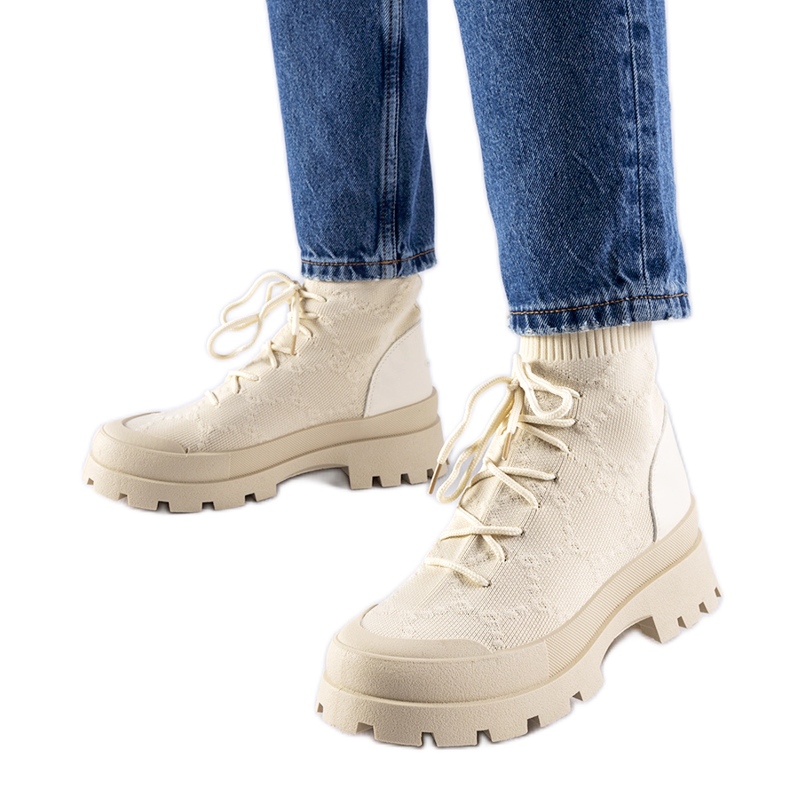 Sneakers alte beige Éric