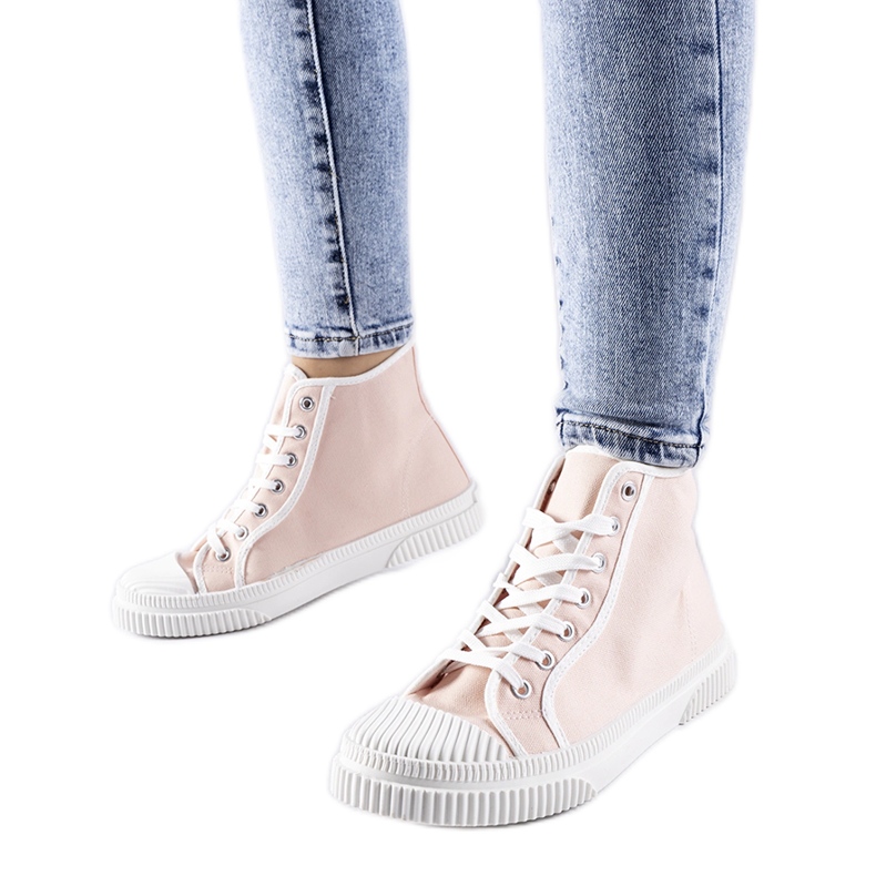 Sneakers alte rosa di Pozzuolo
