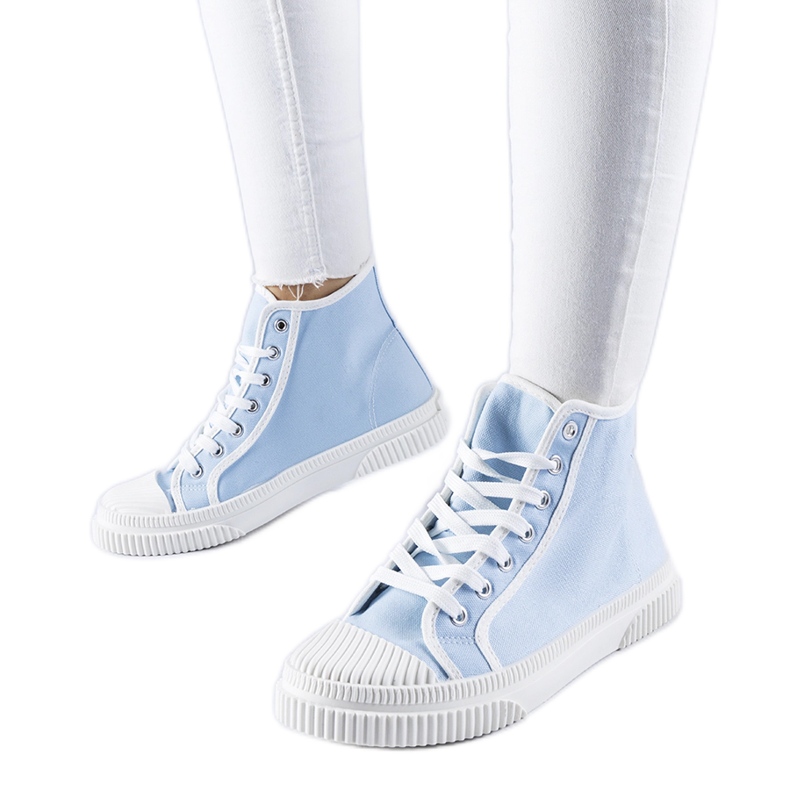 Sneakers alte blu di Pozzuolo