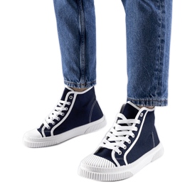 Sneakers alte blu navy di Pozzuolo
