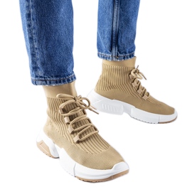 Sneakers alte Sanschagrin beige scuro