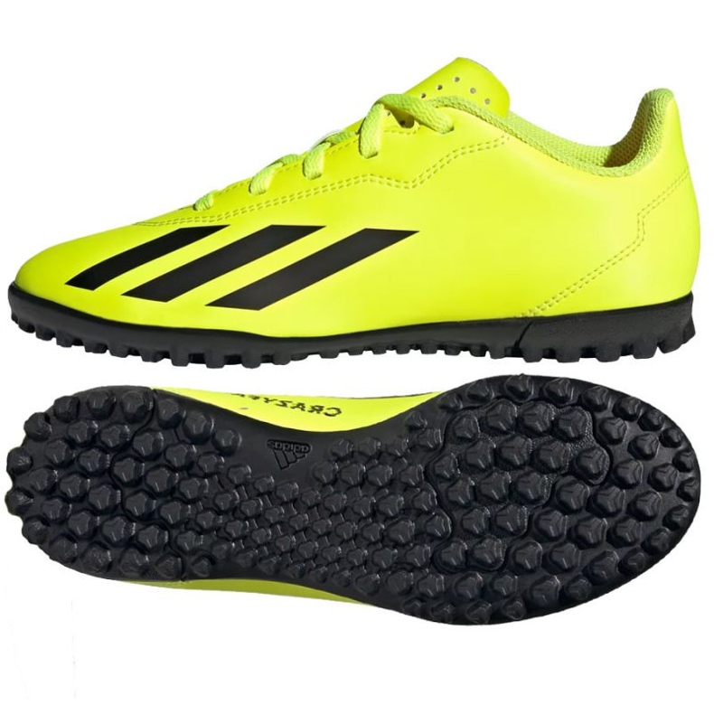 Scarpe Adidas X Crazyfast Club Tf Jr IF0707 giallo