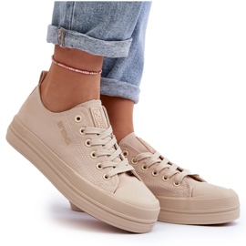 Sneakers Staneva in Tessuto Beige da Donna