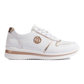 Scarpe sportive in pelle bianca