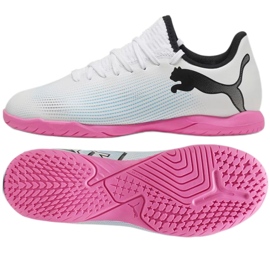 Scarpe da calcio Puma Future 7 Play It Jr 107739-01 bianco