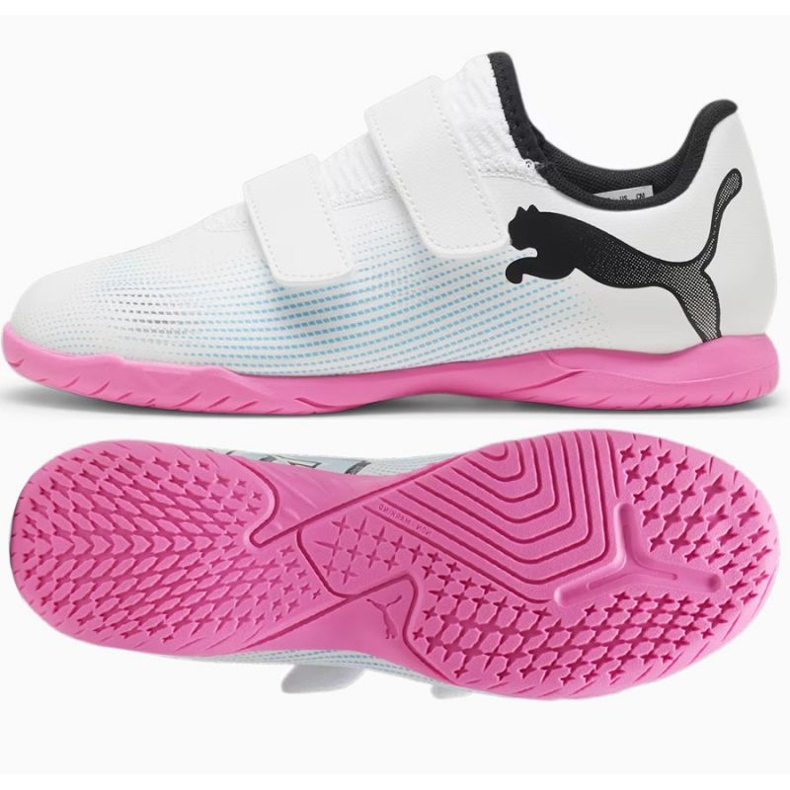 Scarpe da calcio Puma Future 7 Play It Jr 107741-01 bianca