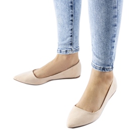 Ballerine beige a punta Riv