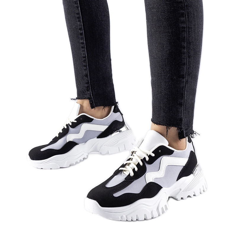 Sneaker Gironic massicce nere e grigie nero