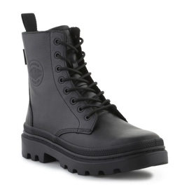 Scarpe Palladium Pallatrooper Off Lth 77972-001-M nero