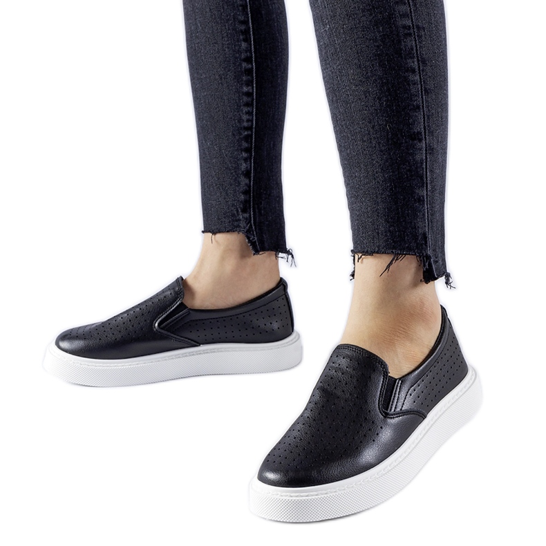 Sneakers Fulda nere traforate nero