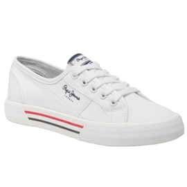 Scarpe Pepe Jeans Brady Basic W PLS31287 bianca