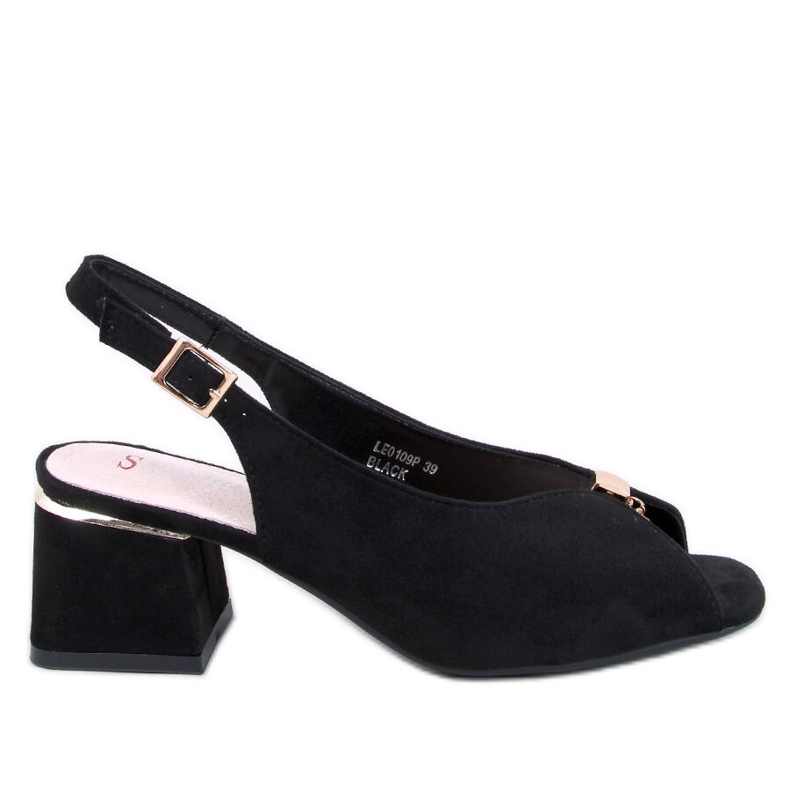 Seastar Sandali Vandell neri con tacco alto nero