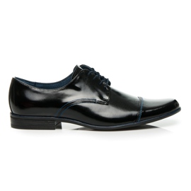 Lucca Scarpe in pelle lucida nero