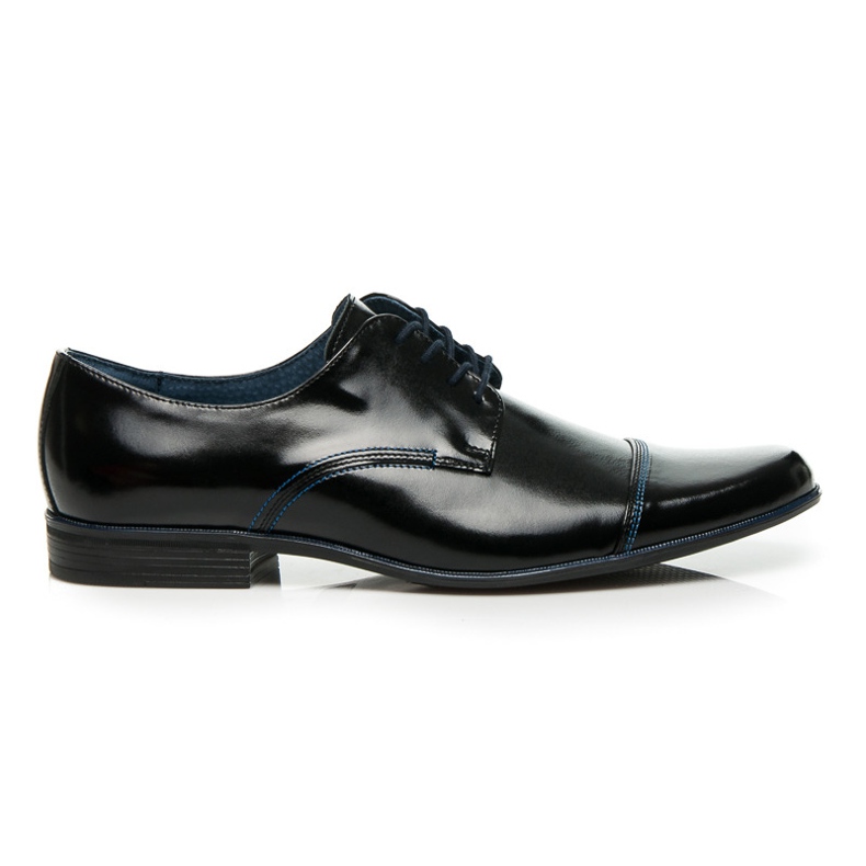 Lucca Scarpe in pelle lucida nero