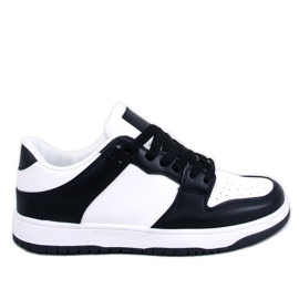 Sneakers bicolore Ballou Black bianco