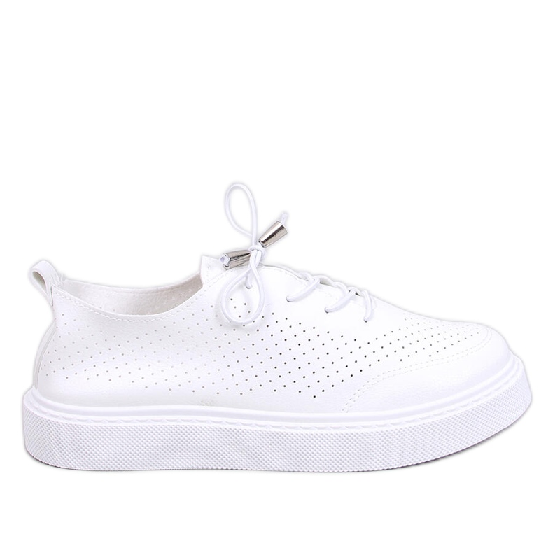 Zinder Sneakers bianche traforate bianca