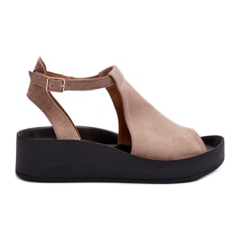Zazoo 2914 Sandali da Donna Camoscio Beige