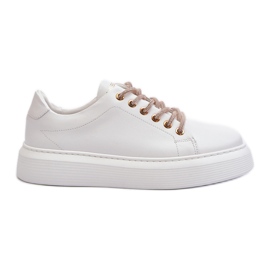 Scarpe Sportive da Donna in Pelle CheBello 4362 Bianco bianca