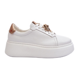 Sneakers in pelle da donna CheBello 4411 Bianco