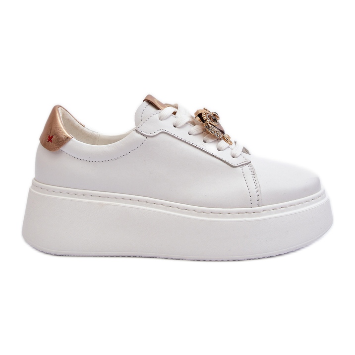 Sneakers in pelle da donna CheBello 4411 Bianco bianca