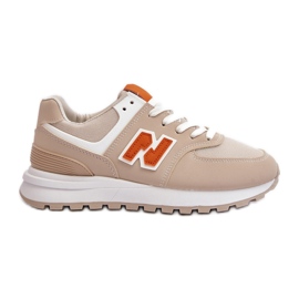 Scarpe sportive sneakers da donna Lifari beige