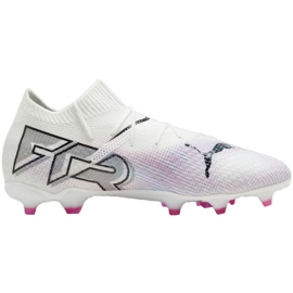 Scarpe da calcio Puma Future 7 Pro FG/AG Jr 107728 01 bianca