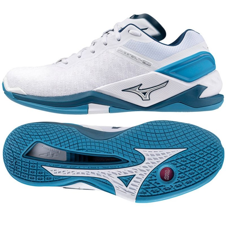 Scarpe da pallamano Mizuno Wave Stealth Neo M X1GA200086 bianca