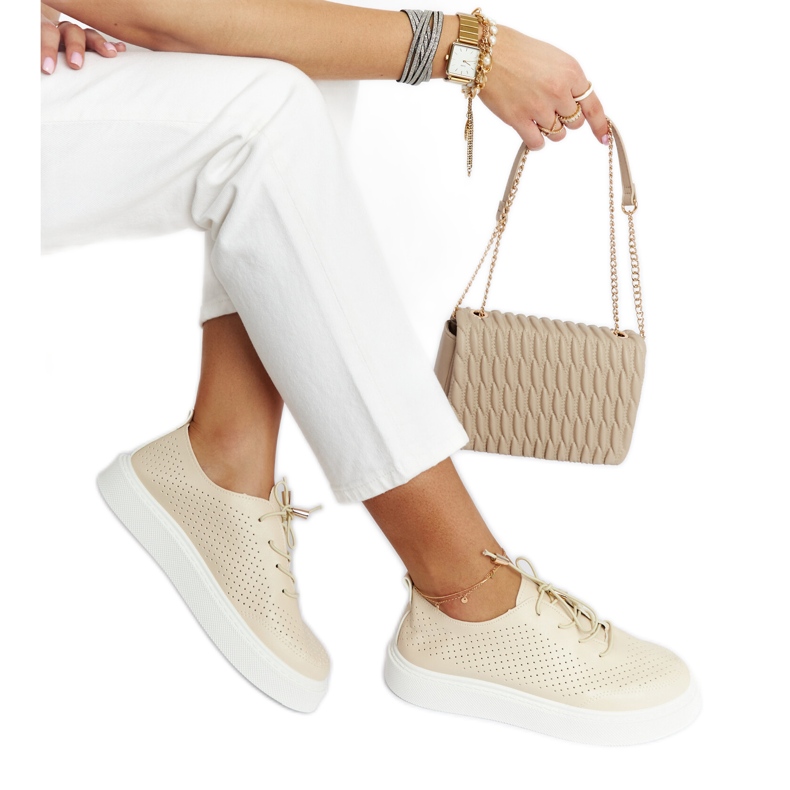 Sneakers Laytonville traforate beige