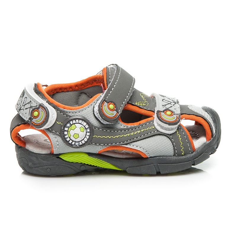 Apawwa Sandali da calcio grigio