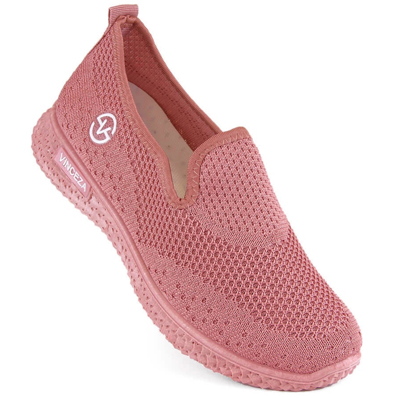 Scarpe slip-on sportive da donna, rosa, Vinceza 34602
