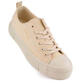 Sneakers platform da donna beige Big Star NN274854