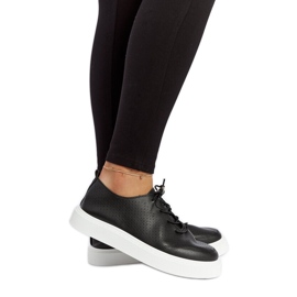 Sneakers Laytonville nere traforate nero