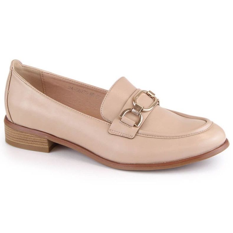 Mocassini con catena Vinceza W JAN266 beige