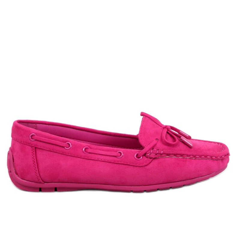 Mocassini Wards in camoscio fucsia rosa
