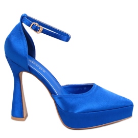 Décolleté con piattaforma Carlie Navy blu