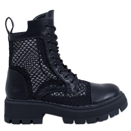 Stivaletti traforati Ralston Nero