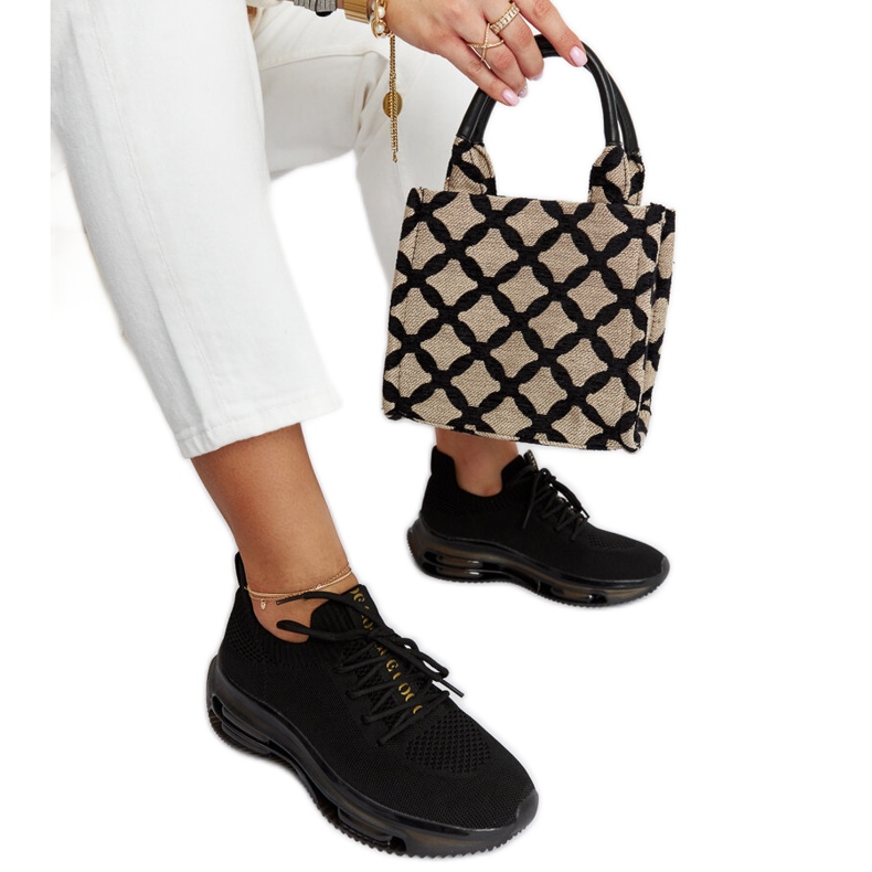 Sneakers nere con plateau Goe JJ2N4080 nero