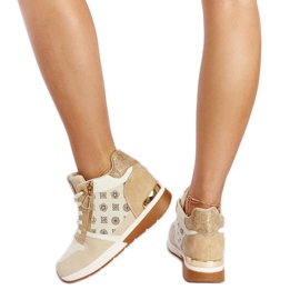 Sneakers con zeppa Knoxville beige