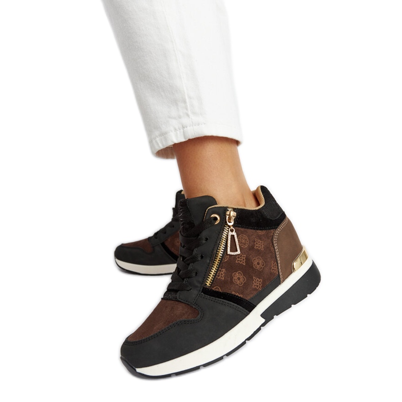 Scarpe da ginnastica con zeppa Knoxville nere nero