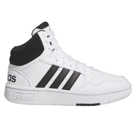 Scarpe Adidas Hoops Mid 3.0 K Jr IG3715 bianco